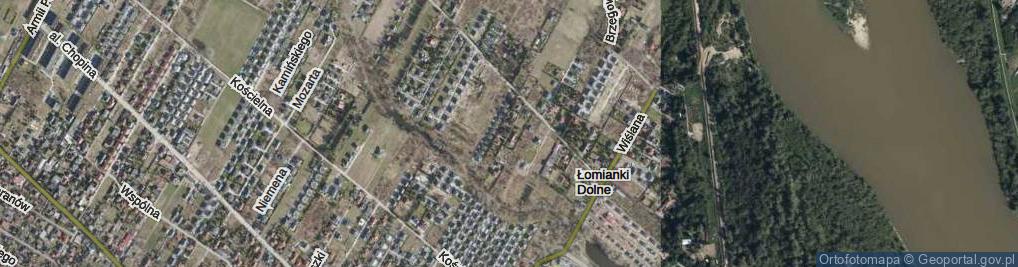 Zdjęcie satelitarne Lisieckiego-Dziadka Kazimierza ul.